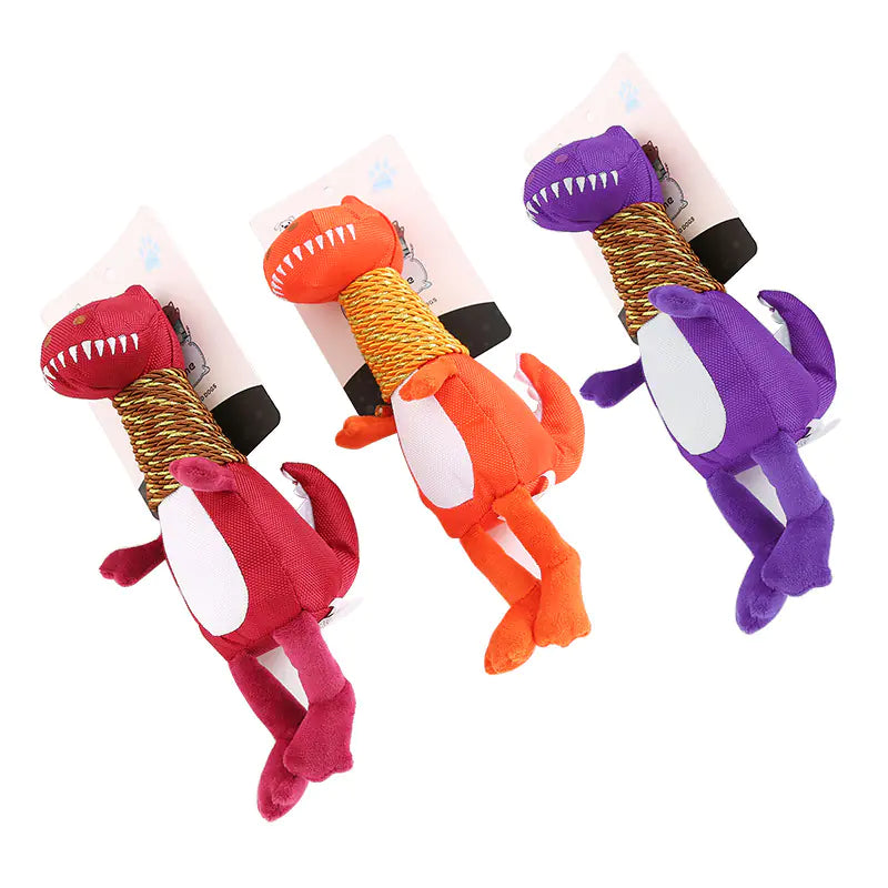 Squeaky Dino Companion for Dogs