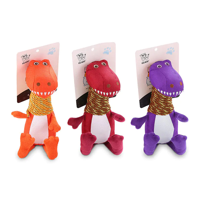 Squeaky Dino Companion for Dogs