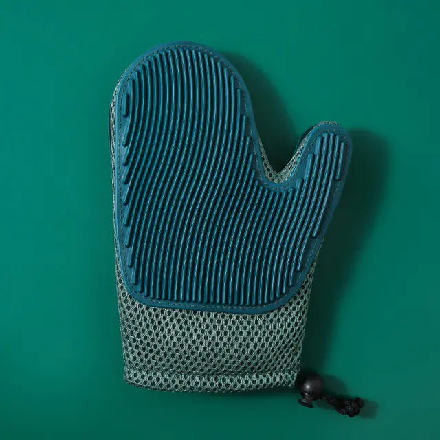 Silicone Massage and Grooming Mitts