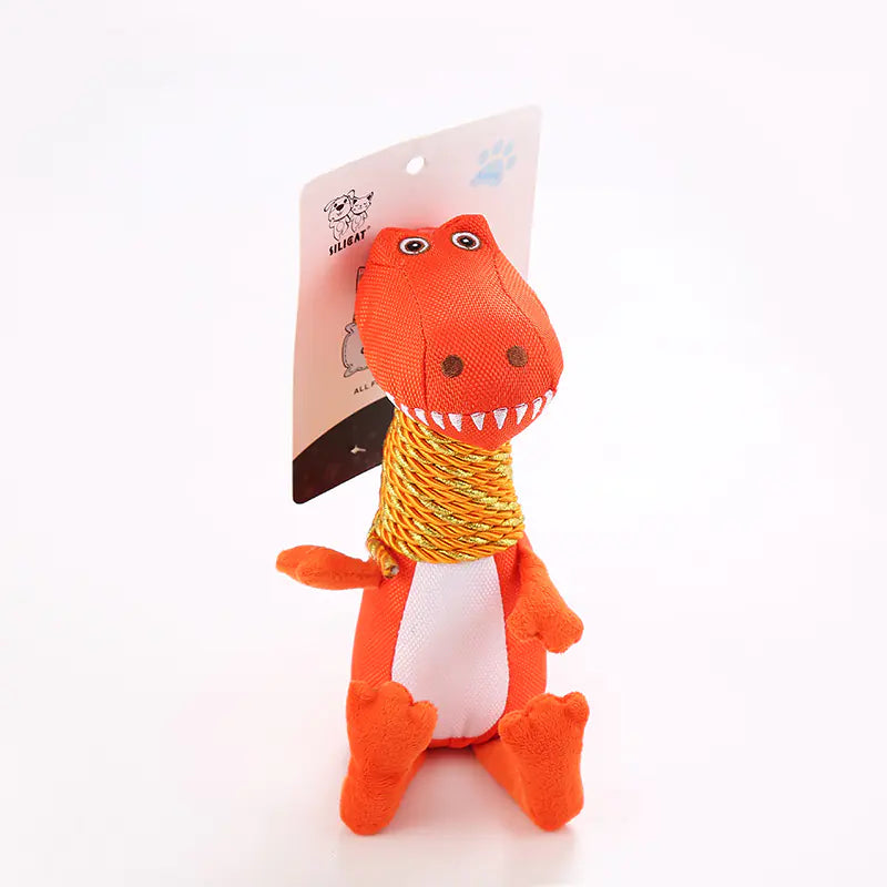 Squeaky Dino Companion for Dogs