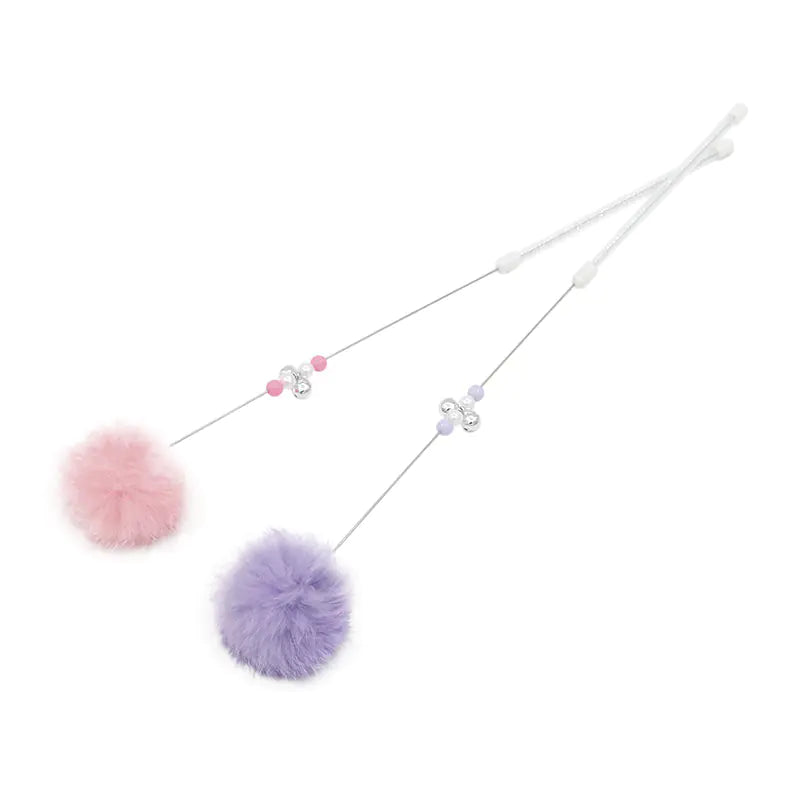 Pom Pom Cat Toy Wand