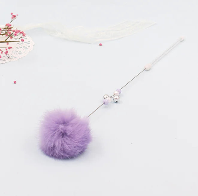 Pom Pom Cat Toy Wand