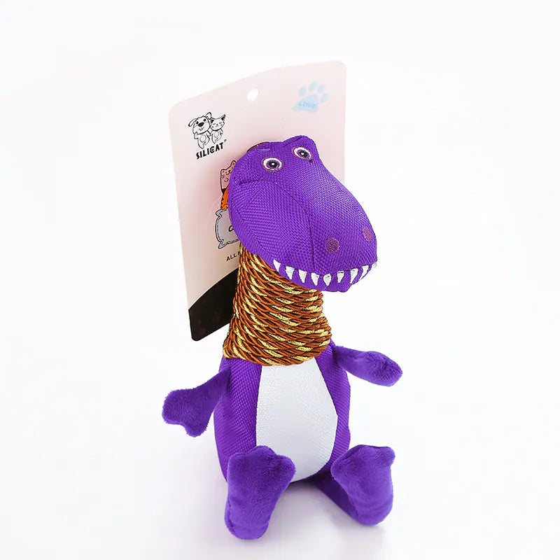Squeaky Dino Companion for Dogs