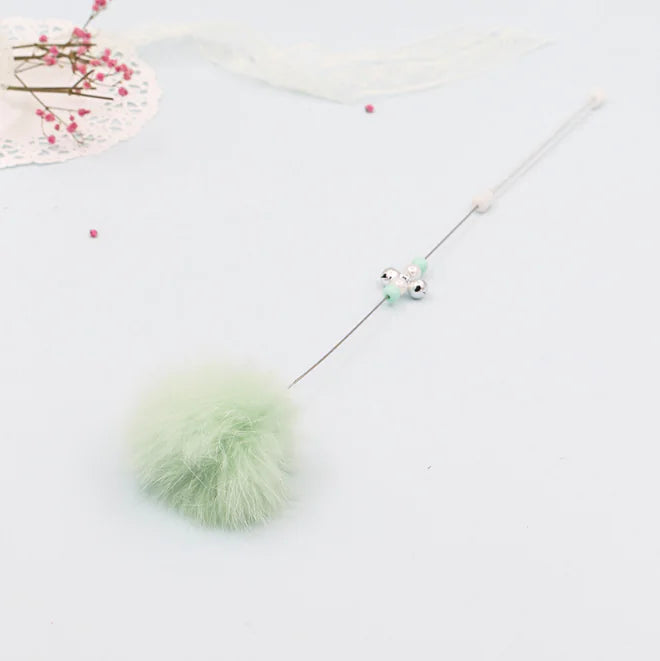 Pom Pom Cat Toy Wand