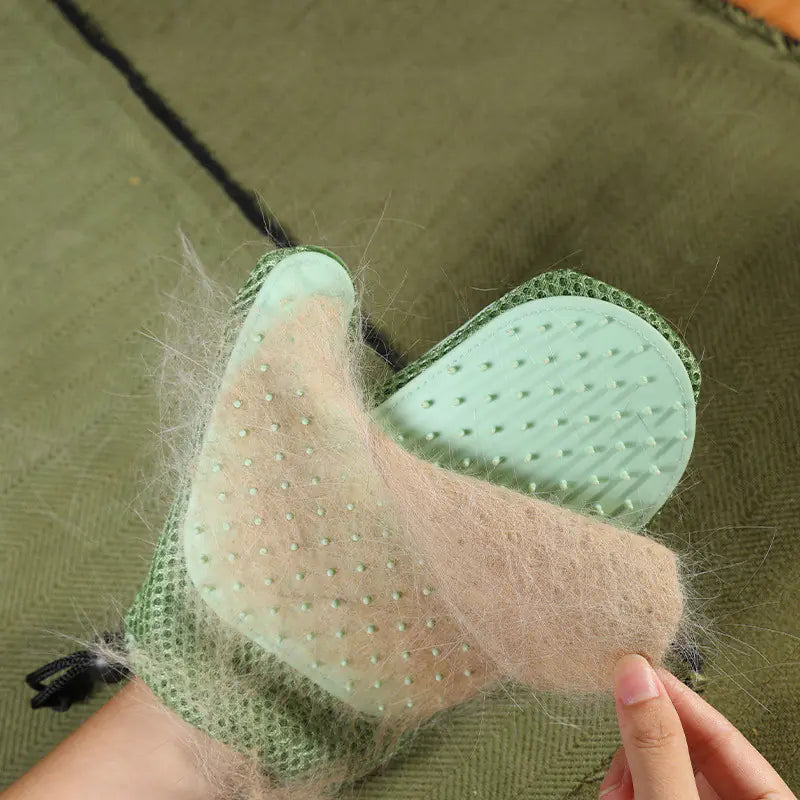 Silicone Massage and Grooming Mitts