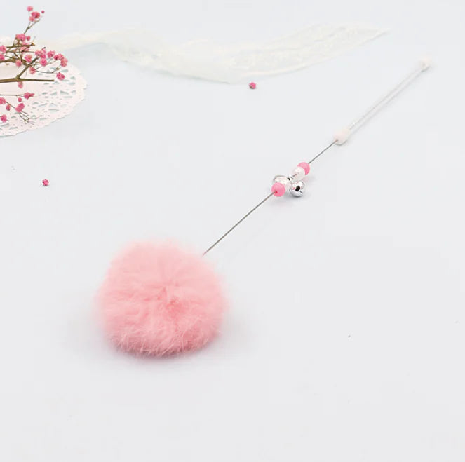 Pom Pom Cat Toy Wand